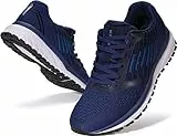 Joomra Whitin Herren unterstützende Laufschuhe gepolsterte athletische Sneaker, S5 | Blau, 44.5 EU