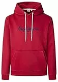 Pepe Jeans Herren Macbeth Plain Hoodie Sweatshirt, Rot (Rugby RED), M, Rot (Rugby Red), M
