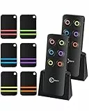 Schlüsselfinder, Esky Key Finder mit 2 RF Sender, schlüsselfinder anhänger mit 6 Empfängern, Haustier Tracker, Wallet Tracker klein, Geschenk für Eltern, Geburtstag, Weihnachten, Vatertag, Muttertag