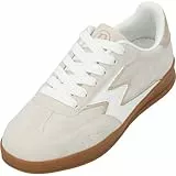 Palado Sneaker Damen Astrantia - modische Turnschuhe - elegant und bequem - sportlicher Look perfekt für Alltag und Freizeit Beige/Weiß UK5,5 - EU38
