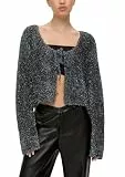 s.Oliver Q/S by Damen Strickjacke BLACK XXL