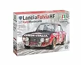Italeri 3670 Lancia Fulvia HF Rally Monte Carlo 1972, Maßstab 1:24, Plastic Model Kit/Kunststoffmodell zum Zusammenbauen