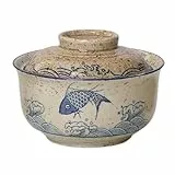 Ramen Schüssel,Keramik Ramen Bowl Set mit Deckel,800ml Suppenschalen, Pho,Japanische Vintage Ramen Schale aus Keramik Für Getreide, Suppe, Asiatisch Geschirr Mikrowelle Und Geschirrspüler