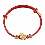 2026 Jahr des Pferdes Chinesisches rotes Schnurarmband, verstellbares Glücksbringer-Armband mit Pferd- und Glücksanhängern, traditionelle Knotenseilarmbänder für Frauen, Neujahrsgeschenk, Eine Größe