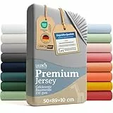 Laleni Premium Bettlaken für Wiege 50x89 cm, 2 Stück, Oeko-Tex zertifiziert, 100 % Baumwolle