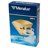 Menalux CFP4 - 100 Papierfilter, Nummer 4, für Filterkaffeemaschinen
