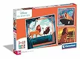 Clementoni König der Löwen Puzzle 3 x 48 Teile - Puzzle Disney 32 x 22 cm für Kinder ab 5 Jahre - buntes Kinderpuzzle mit besonderer Leuchtkraft & Farbintensität 25323