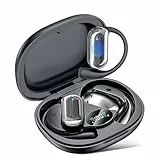 EUQQ Sport Bluetooth 5.4 Open Ear Kopfhörer Kabellos mit 4 HD Mics, 40 Stunden Wiedergabe für iOS und Android