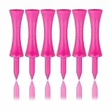 Zivisk Golf Tees Kunststoff 100 Stück Rosa 57mm
