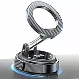 YOSH für MagSafe Autohalterung, Vakuum Handyhalterung Auto Magnet mit 300N Vakuum-Saugnapf & 22×N56 Magneten, Magnetische Handyhalterung mit 360° drehbarem längerem Arm für iPhone 17–12 Samsung Pixel