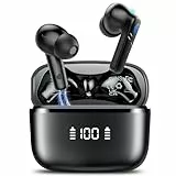 AI Kopfhörer Übersetzer, 200+ AI Bewerbungen 3-in-1 Sprachübersetzer Kopfhörer mit 144 Sprachen, 48H Bluetooth 5.4 Übersetzer Kopfhörer, 4 Übersetzungsmodi Echtzeit Übersetzer Ohrhörer für Lernen
