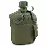 Gourde US Plastique avec Quart et Housse Mil-Tec