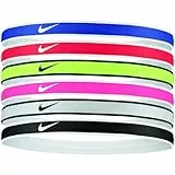 Nike Swoosh Damen Haarbänder, 6 Stück, Rot | Royal