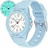 TENOCK Damen Sportliche Armbanduhr, Analog Quarz Uhr Für Herren, 50M Wasserdicht Mit Nachtlicht, Geeignet Für Casual Outfits & Sportaktivitäten
