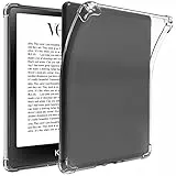 TQQ Hülle für 6,8 Zoll Kindle Paperwhite (11. Generation 2021) mit Signature Edition, Ultraweiche, Flexible, Transparente TPU-Haut-Schutz Case für Kindle Paperwhite