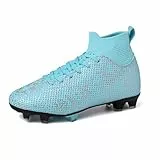 Fussballschuhe Kinder Fußballschuhe für Jungen Mädchen High Top Football Shoes Stollenschuhe Fußball Kunstrasen Football Boots Kinder Trainingsschuhe Outdoor Sportschuhe Jugendliche Soccer Shoes