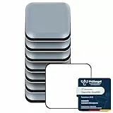 VABNEER Möbelgleiter selbstklebend, 8 Stück PTFE Teflongleiter für schwere Möbel und Stühle, Eckige Möbelschieber mit 45x45mm für Teppich, Laminat, Parkett & Fliesen
