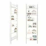 MAMOI® Kinderbücherregal aus Holzwerkstoff – Bücherkiste, Kinderbücherregal, Bücherregal für Kinderzimmer, Bücherbank, Wandregal, Montessori Kindermöbel
