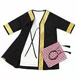 IBTOM CASTLE Baby Jungen Muslimischen Ramadan Robe Langarm Abaya Sets Eid Kaftan Dubai Islamische Outfits Neugeborene Arabisch Roben Kaftan+Abaya+Kopftuch Schwarz 0-3 Monate