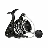 PENN Pursuit IV Salzwasser Spinnrolle - Spinnfischen, für den Allroundeinsatz, Boot, Kajak, Ufer, Black Silver, 6000
