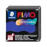 STAEDTLER FIMO professional 8040 ofenhärtende Modelliermasse, speziell für Profis und Künstler, Einzelprodukt royalblau, 8040-3