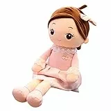 ikasus Kuschelpuppe,Plüschtier Gefüllte Puppen Stoffpuppe Kleidung,Rag Dolls,Süßes Weiche Stoffpuppe Babypuppe Püppchen für Baby Kinder Mädchen Geschenk Baby Mädchen Sicher zu Spielen - 50CM
