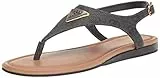 GUESS Unali-Sandalen für Damen, Schwarz 001, 39 EU