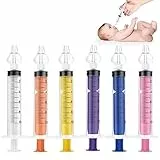 Vicloon Baby Nasendusche,6PCS Nasenspüler für Babys,10ml Wiederverwendbare Nasenreiniger,Tragbares Säuglings-Nasenreinigungsspülgerät, Bunt Nasenspüler…