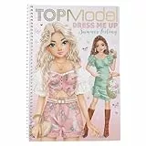 Depesche 13833 TOPModel Summer Feeling - Dress Me Up Stickerbuch mit 24 Seiten Model Motiven zum Verzieren, inkl. 7 Seiten Accessoire Sticker