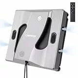 CHOVERY CL-4 Fensterputzroboter mit 4 Sprühdüsen, 6000 Pa Fensterroboter mit 5,0 Al Intelligenter Navigation, 65 dB Geräuscharmer Fensterputzer Roboter für gerahmte/rahmenlose Oberflächen