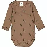 Müsli by Green Cotton Baby Boys Pine l/s Body Base Layer, Shade/Balance Green/Bark, 92