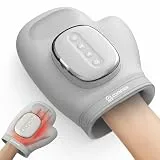 COMFIER Großes Handmassagegerät Kabellos mit Wärme und Kompression, Elektrisches Massagegerät für Hände, 5 Intensitäten, 3 Massagemodi, für Finger und Handgelenk, Geschenk für Frauen und Männer