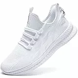 ZGPWZWL Unisex Herren Damen Schuhe, Laufen, Fitnessstudio, Sneaker, Slipper, Tennis, rutschfest, leicht, modische Schuhe, Weiss/opulenter Garten, 6.5 Women/5 Men
