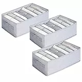 hinrey Schrank Organizer 7 * 3 Aufbewahrungsbox Kleiderschrank Organizer Schubladen Ordnungssystem geeignet für Hemden, Jeans, kurze Ärmel, Unterhemd