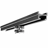 Walimex Blitzschiene Verlängerungsschiene 30 cm - Beidseitige Blitzschuh Halterung - Stativ Montage für 1/4 Zoll Gewinde - für Magic Arm, Videoleuchte, Mikrofone