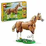LEGO Creator 3in1 Prächtiges Ross - Kinder Spielzeug Tiere - Tierfigur verwandelt Sich in EIN Bären- oder Hirschmodell – Kreatives Geschenk für Mädchen und Jungen ab 9 Jahren – 31166