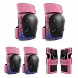YooxArmor Knieschoner Kinder 6er Set,Schoner Inliner Kinder mit Ellenbogenschützer Handgelenkschoner für Jungen & Mädchen 3-8 Jahre,Schutzausrüstung Protektoren für Fahrrad Skateboard Rollschuhe