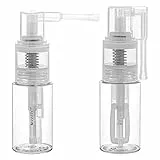 KALIONE 2 Stück 35 ml Glitzer-Staubsprüher, Tragbar, Abnehmbarer Reise-Sprühflaschenbehälter, Transparente Bastel-Glitzer-Sprühflasche für Bastelkarten, Mehrzweck-Sprühflasche aus leerem Kunststoff