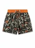 Sanetta Jungen-Badeshorts Off-White | Bequeme und schnell trocknende Badehose aus recyceltem Polyester für Jungen. Bademode für Kinder 104