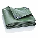 GardenMate 3x3m 140g/m² Gewebeplane Home & Garden Grün Abdeckplane Schutzplane Bootsplane