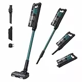Hoover Akku-Staubsauger kabellos HF3 CORE mit 60min Laufzeit, Handstaubsauger mit Anti-Twist gegen Haarverwicklung, Universalbodendüse mit Doppel-Kantenreinigung, Parkfunktion, 300W