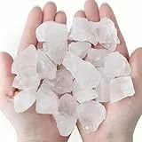 QINJIEJIE Bergkristall Rohsteine Premium Kristalle Edelsteine Bergkristall Stein Heilsteine Natursteine 100% Raw Kristall Mineralien Steine (200g)