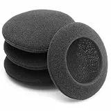 Okuli 4 x Ersatz Ohrpolster Schaum Ohrkissen Schwarzer Schaum Für Kopfhörer Ohrhörer - 35mm