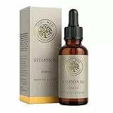 JONI | MED • Vitamin D3 - Langzeitvorrat mit 50ml - hochdosiert mit 1000 IE pro Tropfen, in MCT Kokosöl für eine gute Bioverfügbarkeit, ohne Zusatzstoffe