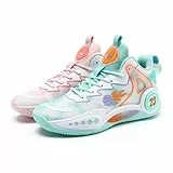 BINQER Herren High Top Basketballschuhe, modische Graffiti Lauftrainingssportschuhe(Two Color,39 EU)