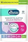 Dr. Beckmann MAGIC LEAVES Waschmittel-Blätter COLOR | vordosierte & wasserlösliche Waschblätter | platzsparend und leicht anzuwenden | 80 Blätter