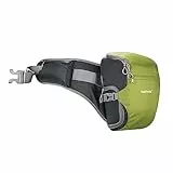Mantona elementsPro 10 grün - Kameratasche für Outdoor Fotografen mit Hüftgurt, atmungsaktiver Polsterung und Regenhülle - kompakt und leicht - für DSLR oder Systemkamera mit Zubehör