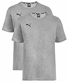 PUMA T-Shirt 2er Pack Doppelpack - Grey - Gr. L