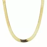 Liebeskind Extra breite Sleek Chain Edelstahl IP Gold