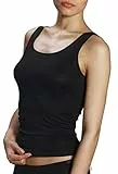 Mey Tagwäsche Serie Emotion Damen Tops breiter Träger Schwarz M(40)